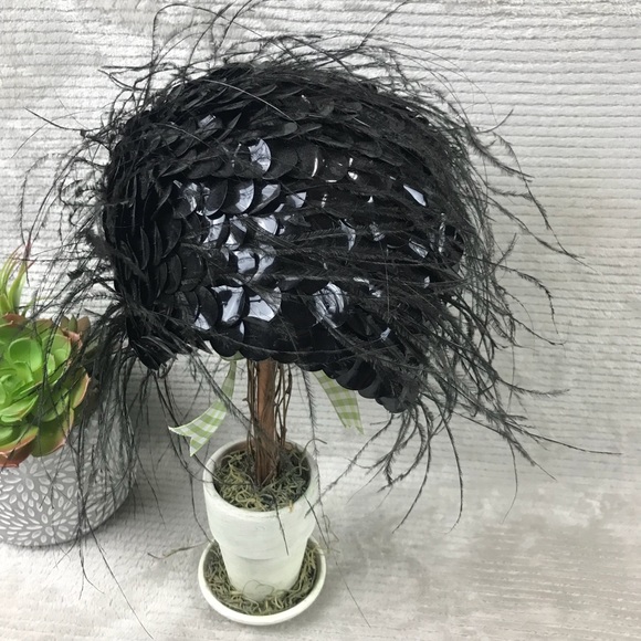 Styled by Coralie Vintage Womens Feather Hat - Picture 2 of 8